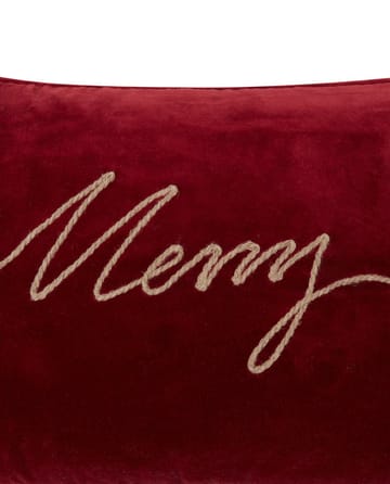 Merry Cotton Velvet pute 30 x 50 cm - Red - Lexington
