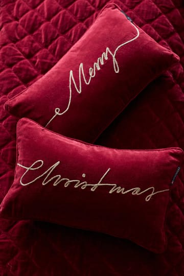 Merry Cotton Velvet pute 30 x 50 cm - Red - Lexington