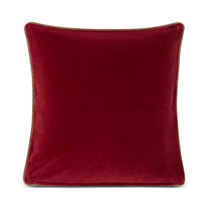 Merry Little Org Cotton Velvet putetrekk 50 x 50 cm - Red-beige - Lexington