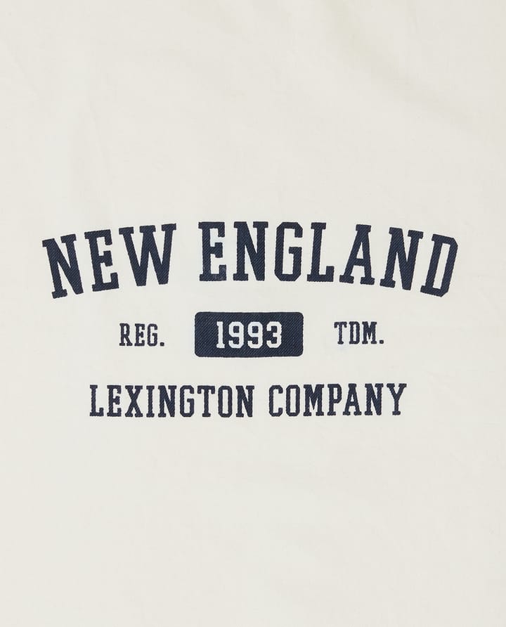 New England Cotton Twill kjøkkenhåndkle 50x70 cm - Off White-blue - Lexington