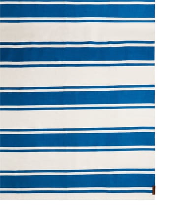 Organic Striped Cotton gangteppe 70x130 cm - Blue-white - Lexington