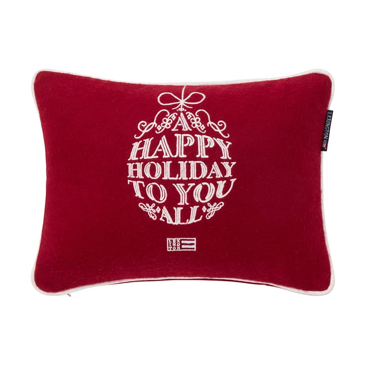 Ornament ullmix pute 30x40 cm - Red-white - Lexington