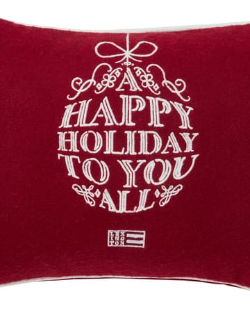Ornament ullmix pute 30x40 cm - Red-white - Lexington