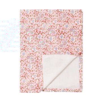 Printed Flowers Recycled Cotton bordduk 150x250 cm - Coral - Lexington