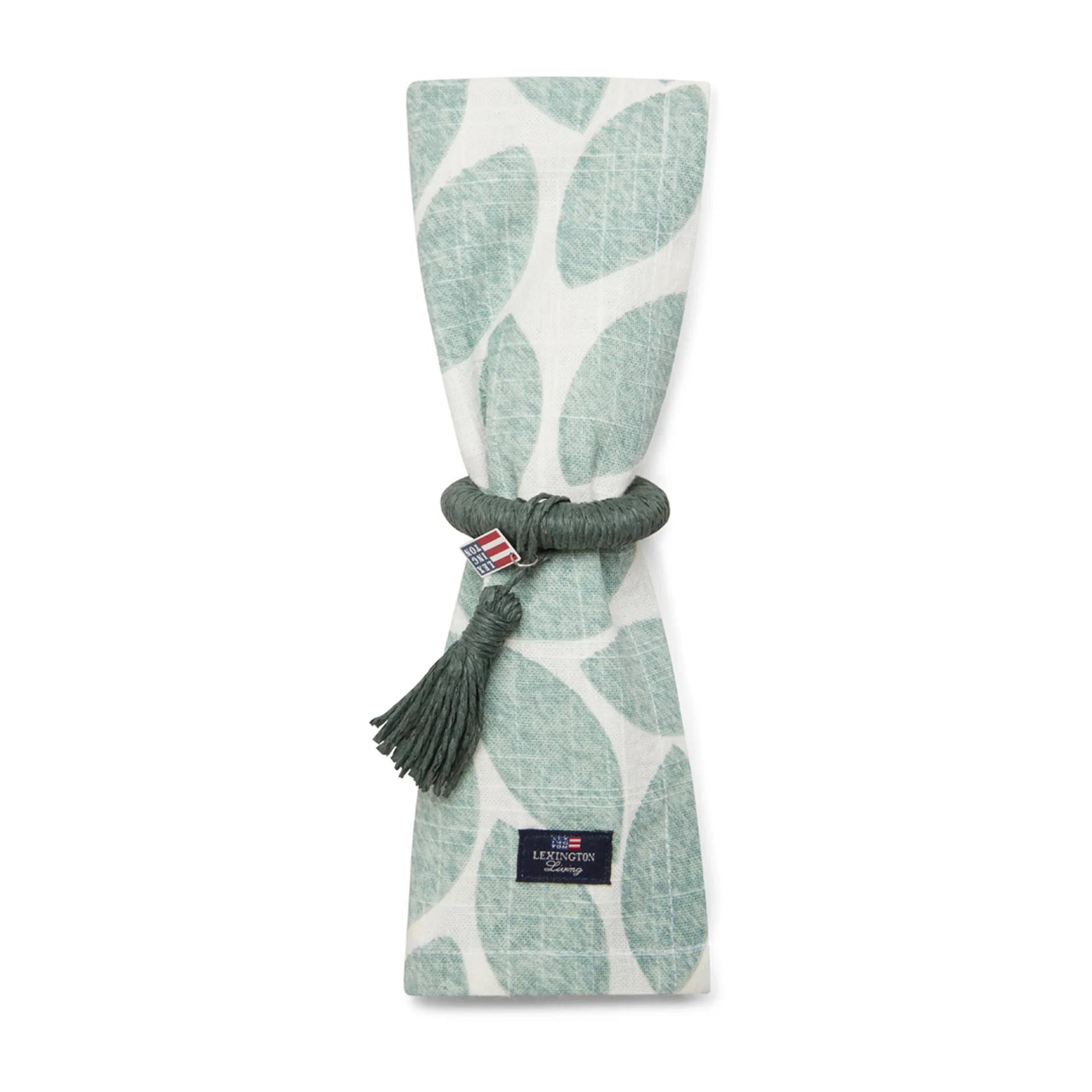 Printed Leaves tekstilserviett 50 x 50 cm, Grønn Lexington