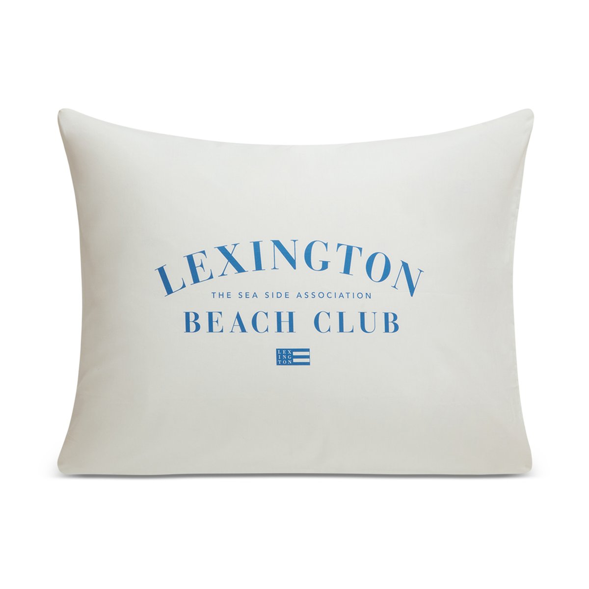 Bilde av Lexington Printed Organic Cotton putevar 50 x 60 cm Blå-hvit