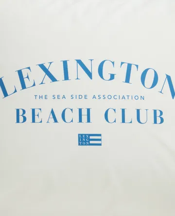 Printed Organic Cotton putevar 50 x 60 cm - Blå-hvit - Lexington