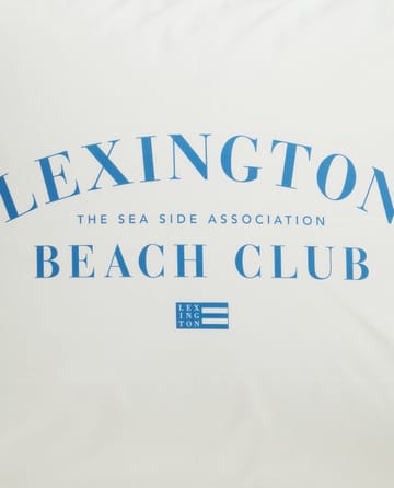 Printed Organic Cotton putevar 50 x 60 cm - Blå-hvit - Lexington