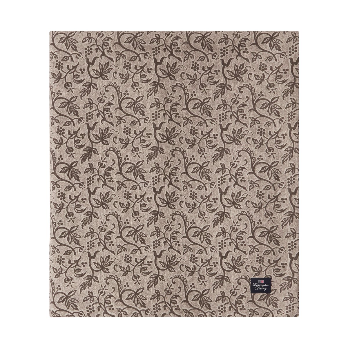 Bilde av Lexington Printed Recycled Cotton duk 180x180 cm Light beige