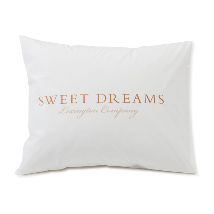 Printed Sweet Dreams Poplin putevar 50 x 60 cm, White Lexington