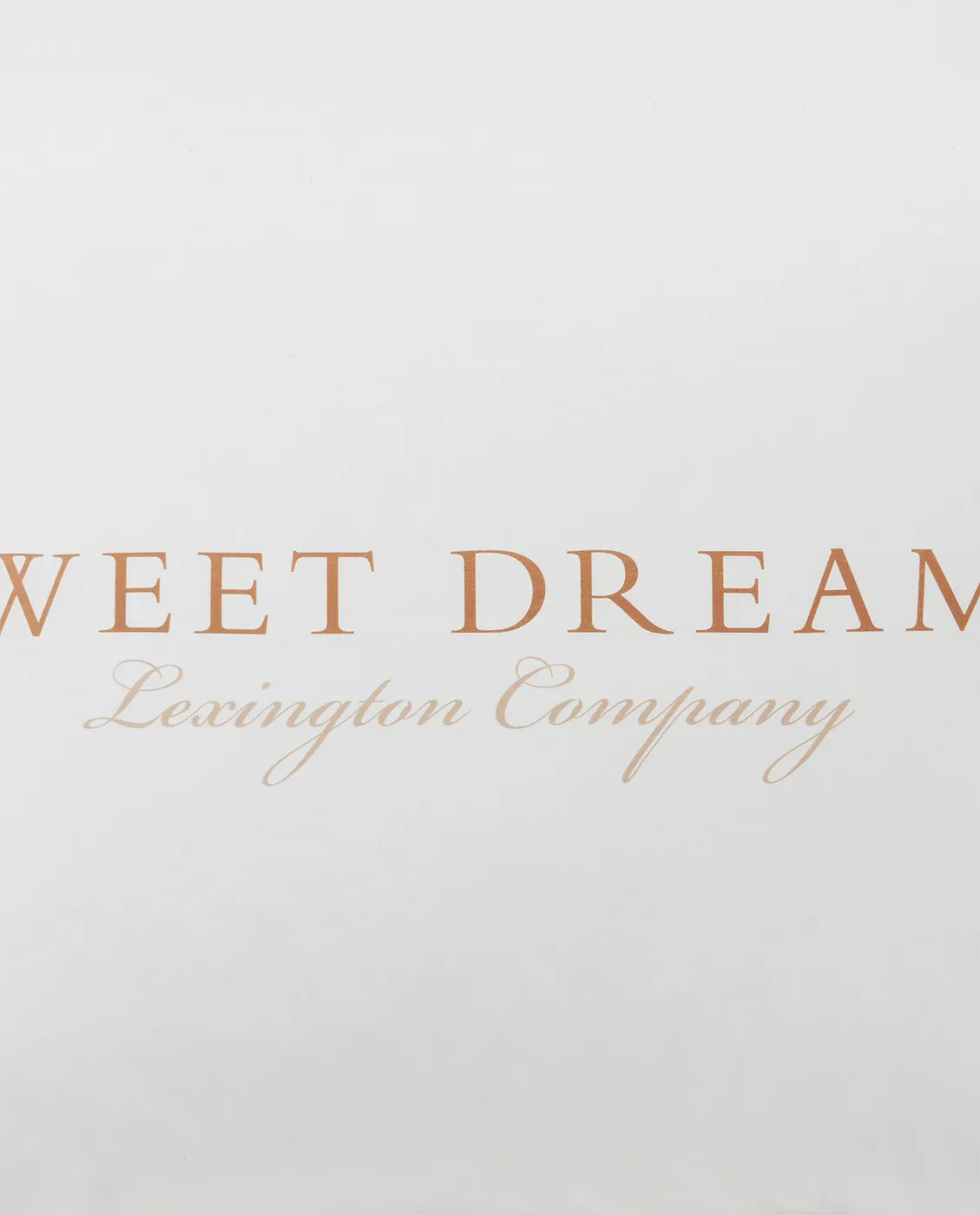 Printed Sweet Dreams Poplin putevar 50 x 60 cm, White Lexington