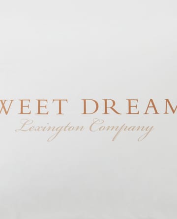 Printed Sweet Dreams Poplin putevar 50 x 60 cm - White - Lexington