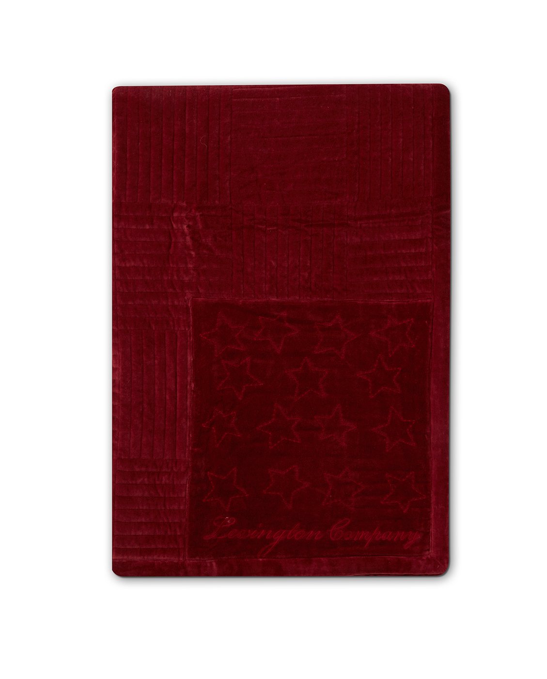 Bilde av Lexington Quilted Cotton Velvet Star sengeteppe 160 x 240 cm Red
