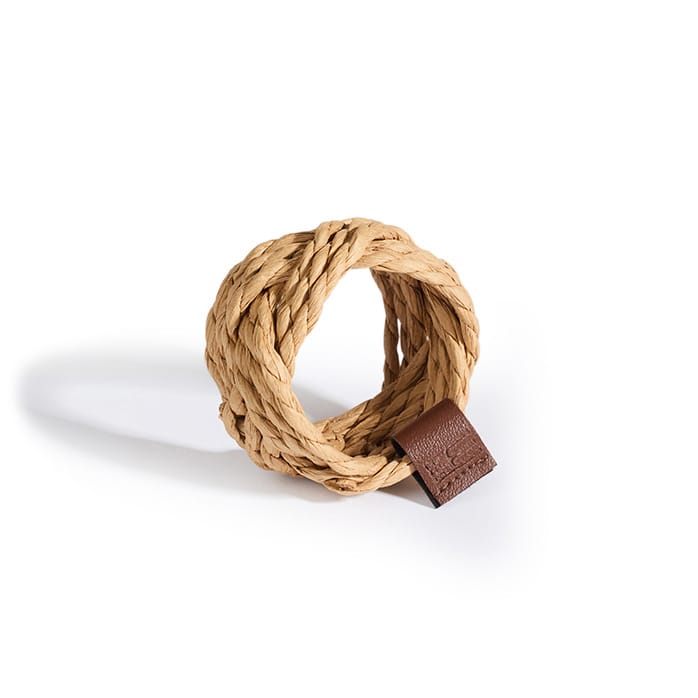 Recycled Paper Straw serviettring - Natural - Lexington