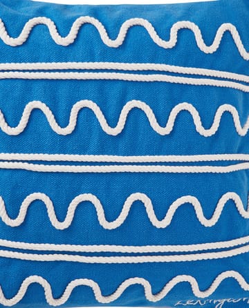 Rope Wave Cotton Canvas putetrekk 50x50 cm - Blue - Lexington