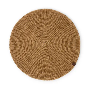 Round Recycled Paper Straw spisebrikke Ø 38 cm - Natural - Lexington