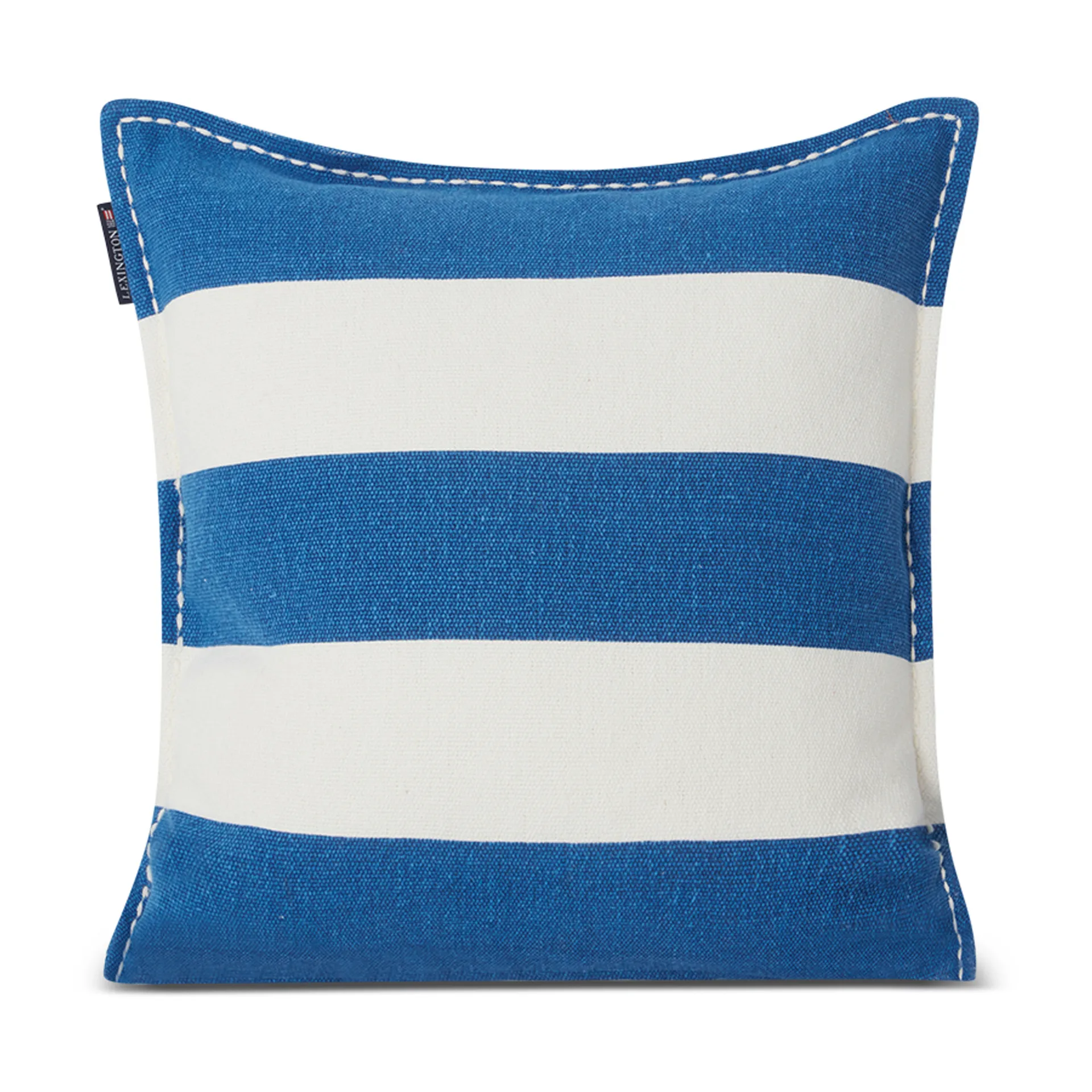 Rug Graphic Canvas putetrekk 50 x 50 cm, Blå-hvit Lexington