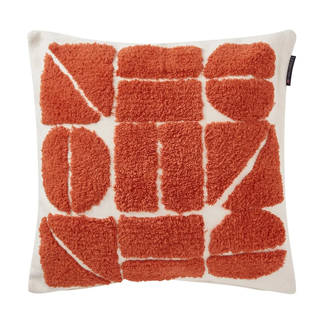 Rug Graphic Cotton Canvas putevar 50x50 cm, White Lexington