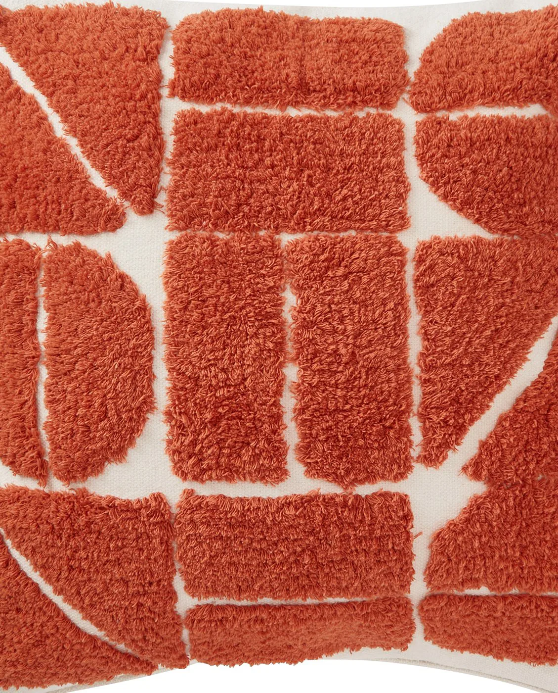 Rug Graphic Cotton Canvas putevar 50x50 cm, White Lexington