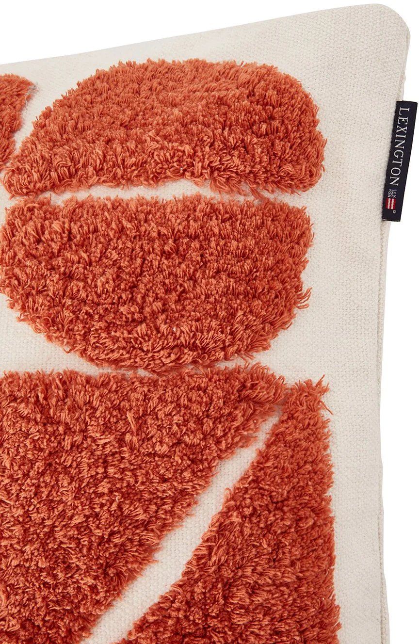 Rug Graphic Cotton Canvas putevar 50x50 cm, White Lexington