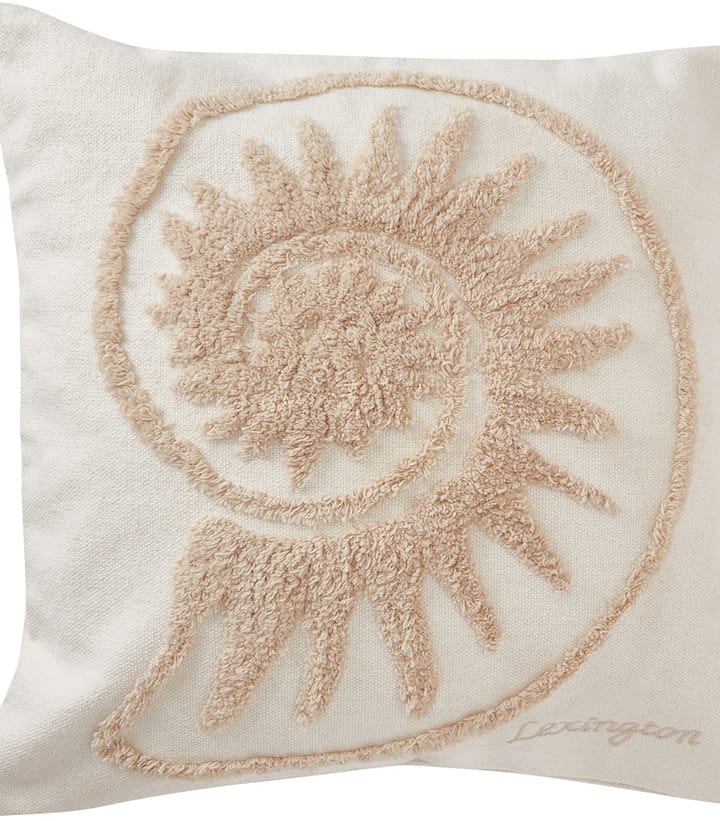 Rug Shell Cotton Canvas putetrekk 50x50 cm, White Lexington
