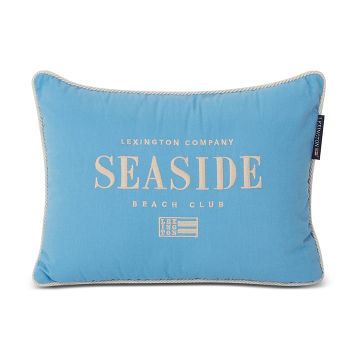 Seaside Small Organic Cotton Twill pute 30 x 40 cm, Blå-lysebeige Lexington