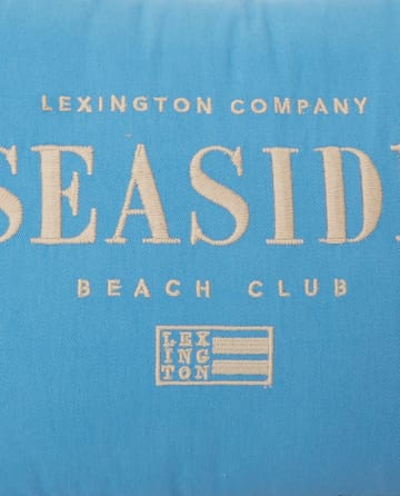 Seaside Small Organic Cotton Twill pute 30 x 40 cm - Blå-lysebeige - Lexington