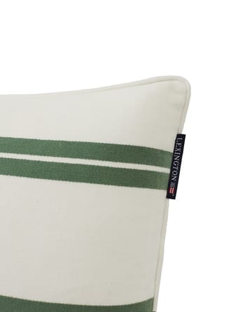 Side Striped pute small 30 x 50 cm - White-green - Lexington