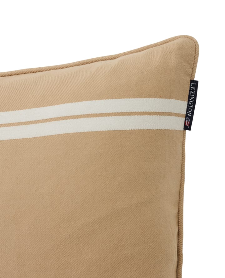 Side Striped putevar 50 x 50 cm - Beige-white - Lexington