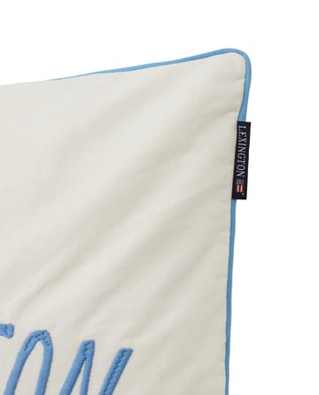 Since 1993 Organic Cotton putevar 50 x 50 cm - White-blue - Lexington
