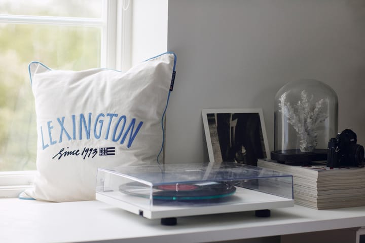 Since 1993 Organic Cotton putevar 50 x 50 cm - White-blue - Lexington