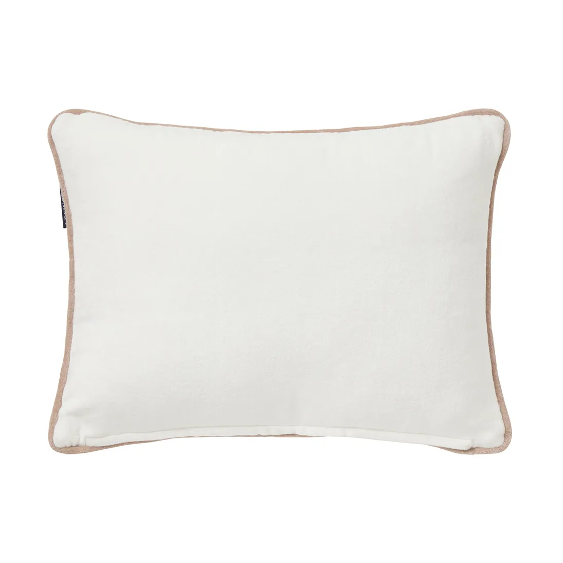 Skis and Poles eko. fløyelsbomull pute 30x40 cm, White-multi Lexington