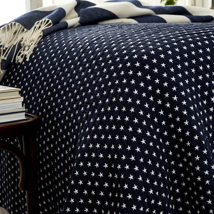 Star sengeteppe, navy, 260 x 240 Lexington