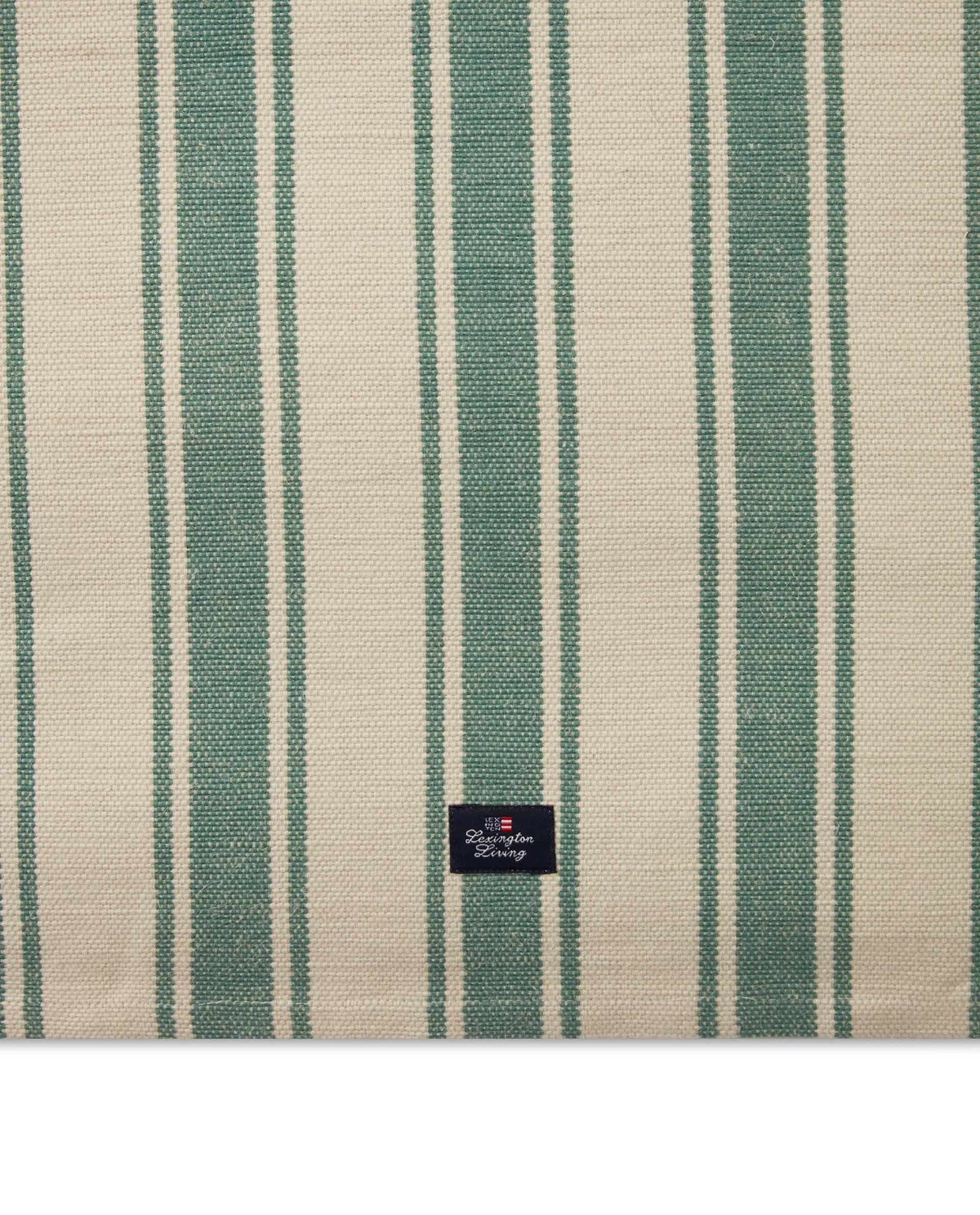 Striped bordløper 50 x 250 cm, Grønn Lexington