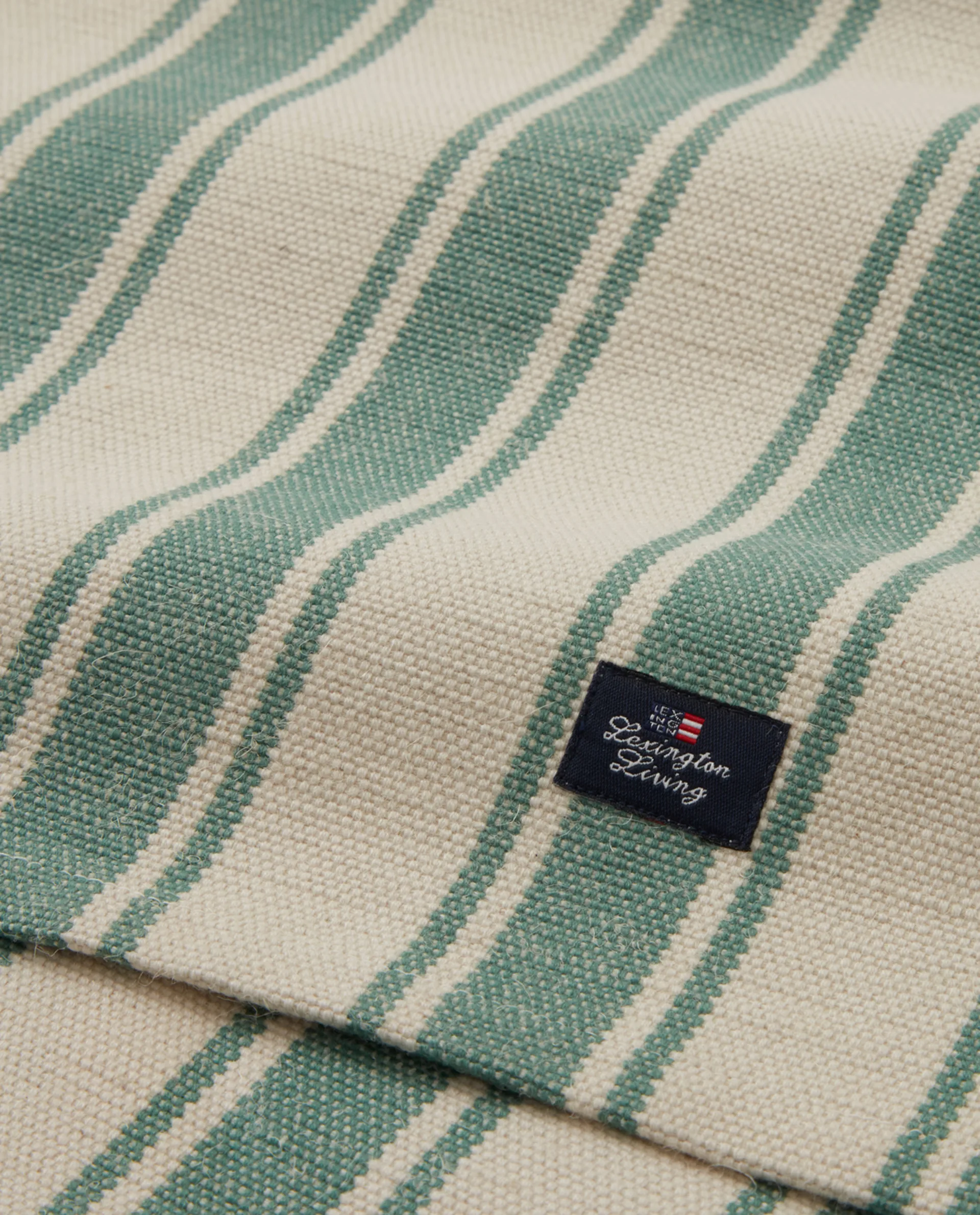 Striped bordløper 50 x 250 cm, Grønn Lexington
