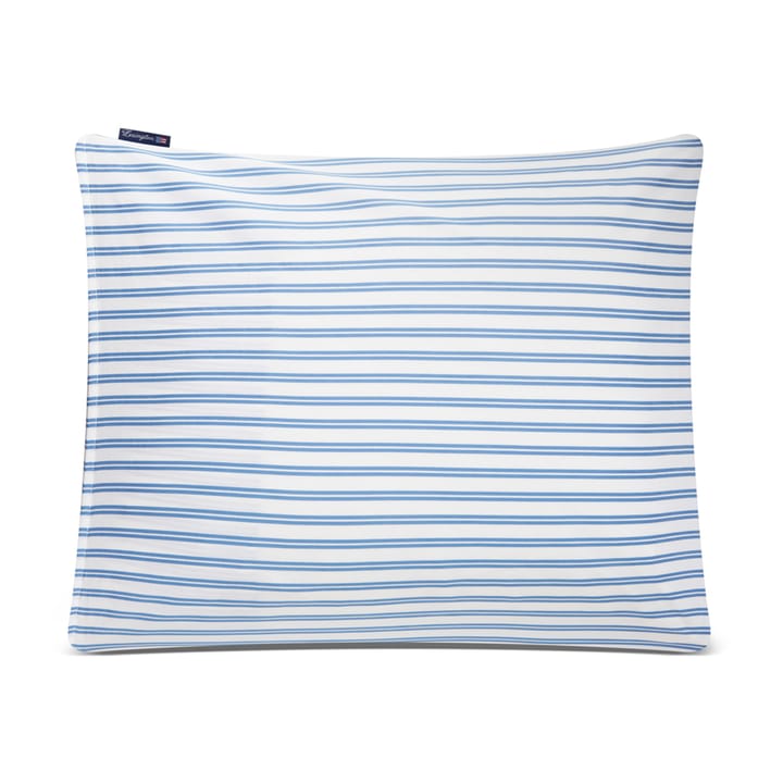 Striped Cotton Poplin putevar 50 x 60 cm - Blå - Lexington