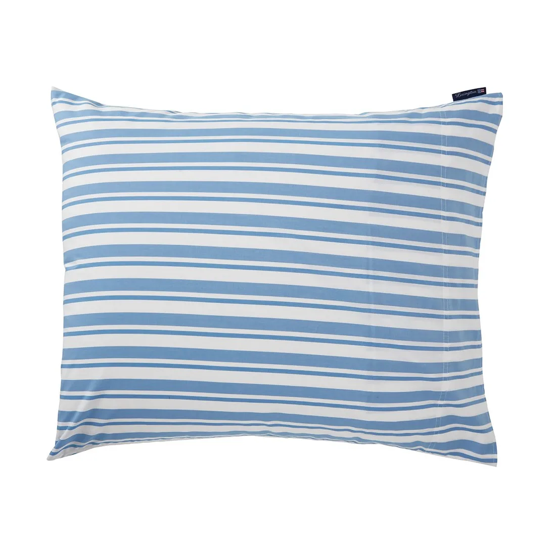 Striped Cotton Poplin putevar 50 x 60 cm, White-blue Lexington
