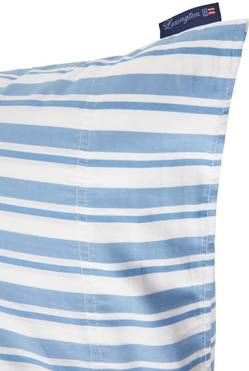 Striped Cotton Poplin putevar 50 x 60 cm - White-blue - Lexington