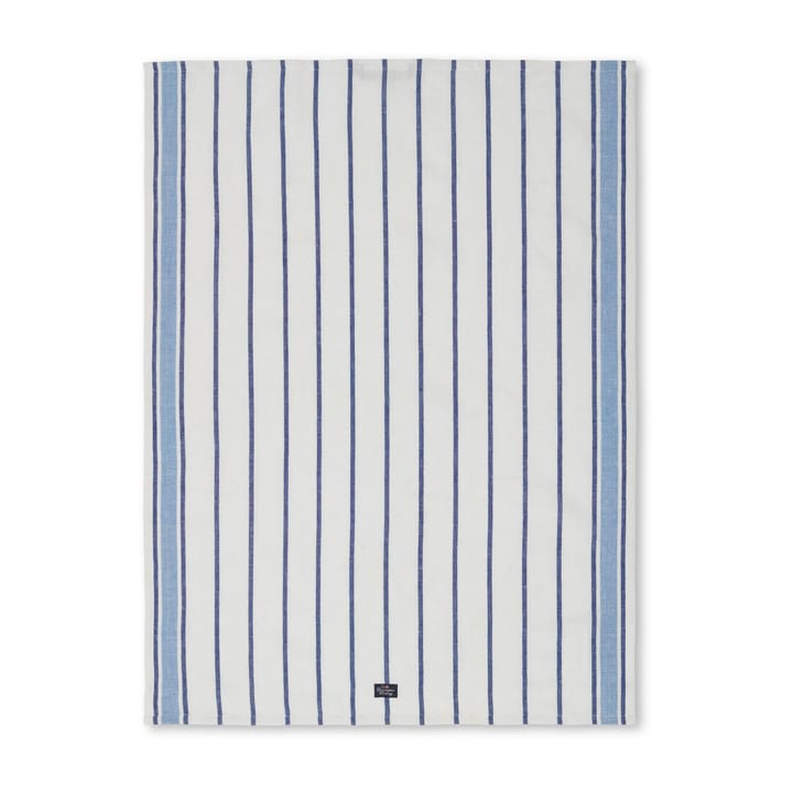 Striped kjøkkenhåndkle 50 x 70 cm - White-blue - Lexington