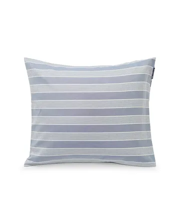 Striped Lyocell Cotton örngott 50x60 cm - Blue-white - Lexington