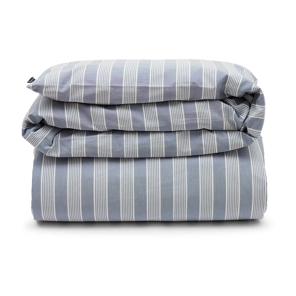 Bilde av Lexington Striped Lyocell Cotton påslakan 150x210 cm Blue-white