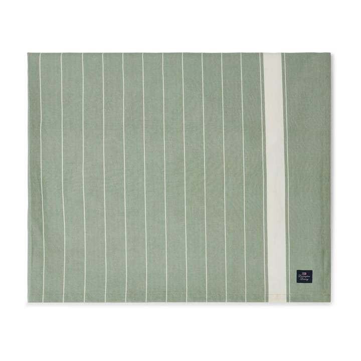 Striped Organic Cotton duk 150 x 250 cm - Green-white - Lexington