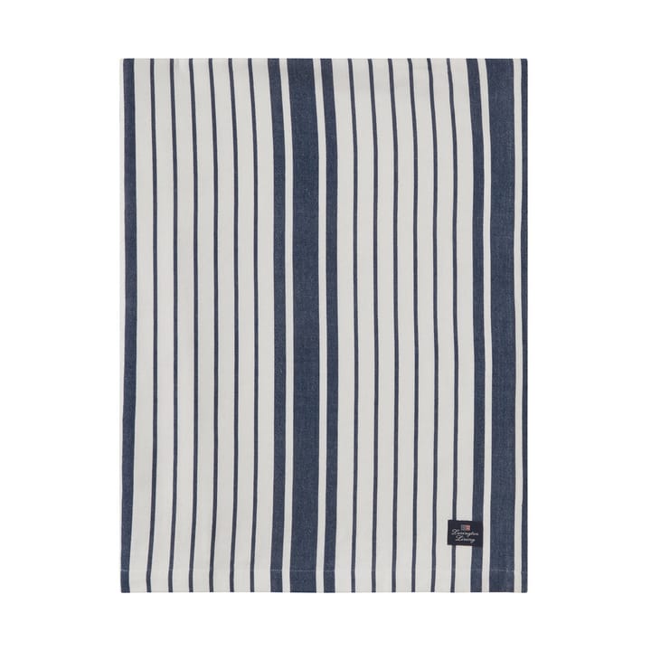 Striped Organic Cotton duk 150 x 250 cm - Navy - Lexington