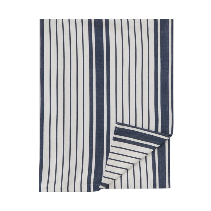 Striped Organic Cotton duk 150 x 250 cm - Navy - Lexington