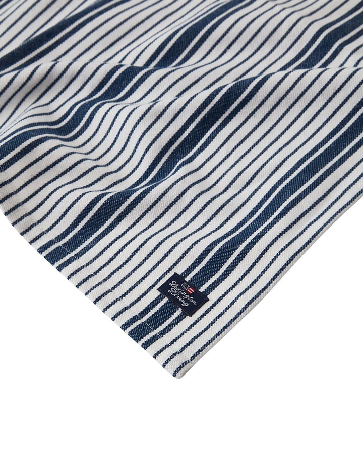 Striped Organic Cotton serviett 50x50 cm - Navy - Lexington