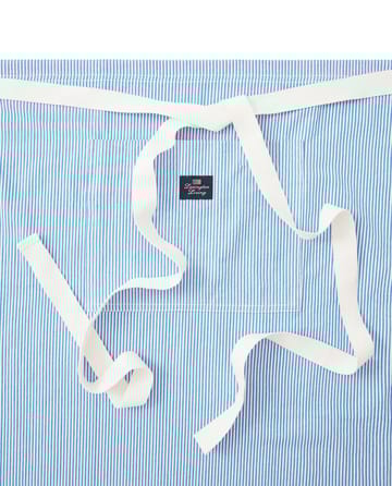 Striped Oxford BBQ forkle 85 x 80 cm - Blå-hvit - Lexington