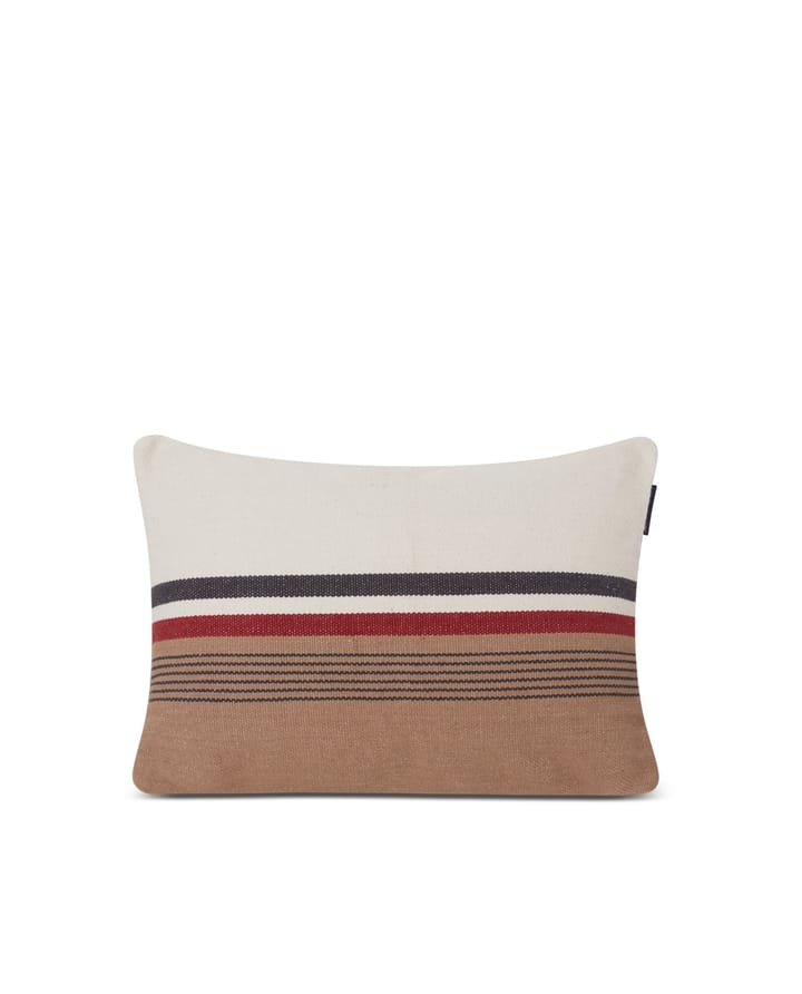 Striped pute 40x60 cm - Beige-hvit multi - Lexington