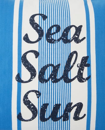 Striped Sea Salt Sun putetrekk 50 x 50 cm - Blå-hvit - Lexington