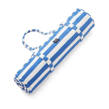 Striped strandmatte 190 x 70 cm - Blå-hvit - Lexington