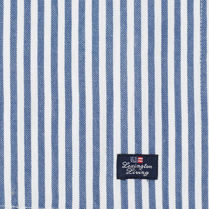 Striped Twill stoffserviett 50x50 cm - Blue-white - Lexington